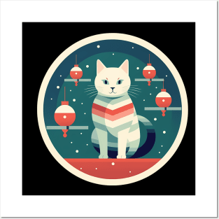 Manx Cat Xmas Xmas Ornament, Love Cats Posters and Art